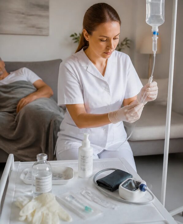 Капельница от похмелья на дому в Куйбышеве от 4666 р. | Медзона